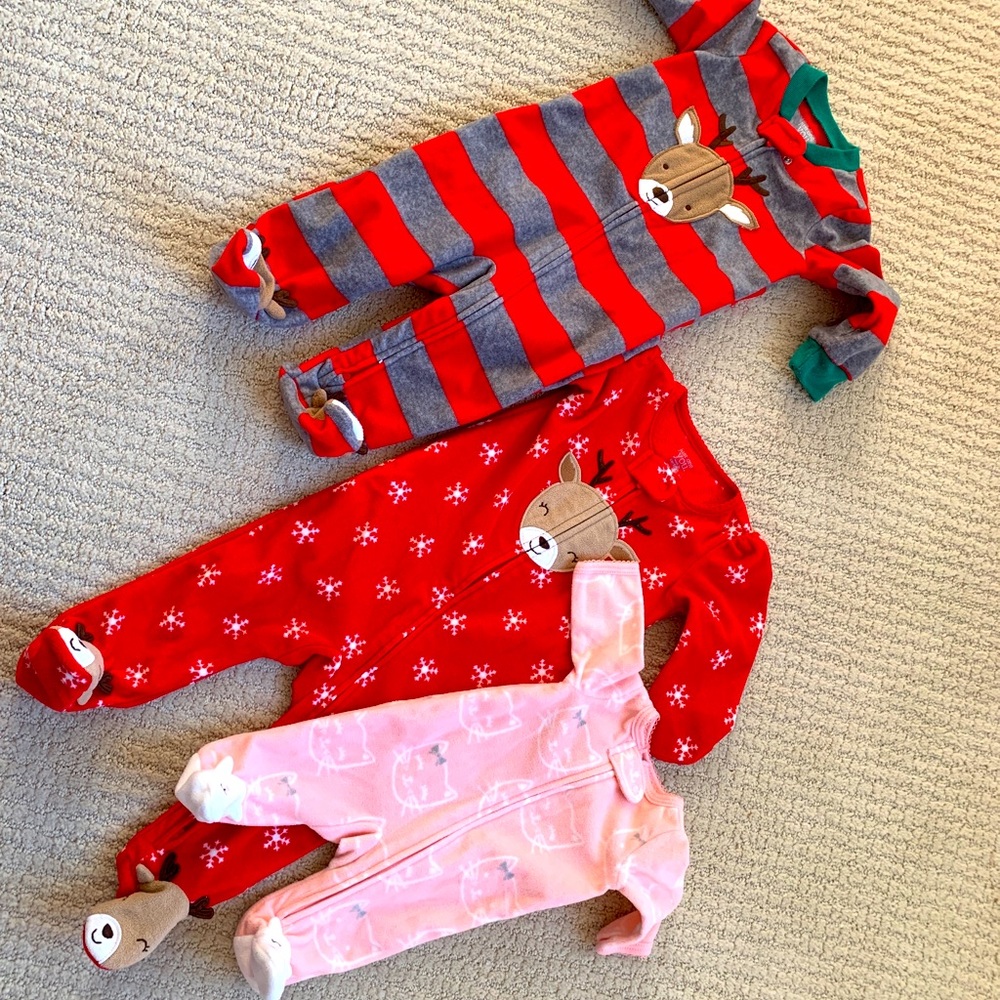 Baby fleece onesies